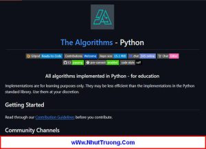 Tất cả các thuật toán được triển khai bằng Python – dành cho giáo dục