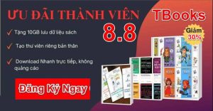 Tbooks Khuyến mãi 8.8 Giảm Giá 30% Đăng ký gói 1 Năm.