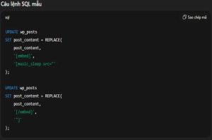 shortcode nhúng audio trong website