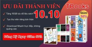 Giảm giá 50% Nhân dịp 10.10, Tbooks mang đến ưu đãi đặc biệt Gói 1 năm